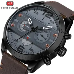 Мини фокус наручные часы Для мужчин лучший бренд класса люкс известный мужской часы кварцевые часы наручные кварцевые часы Relogio MF0068G. 05