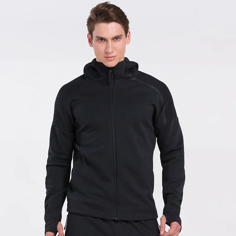 Men's sports jacket Mens Cotton Warm Sweatshirts Suit Jacket M 2XLin