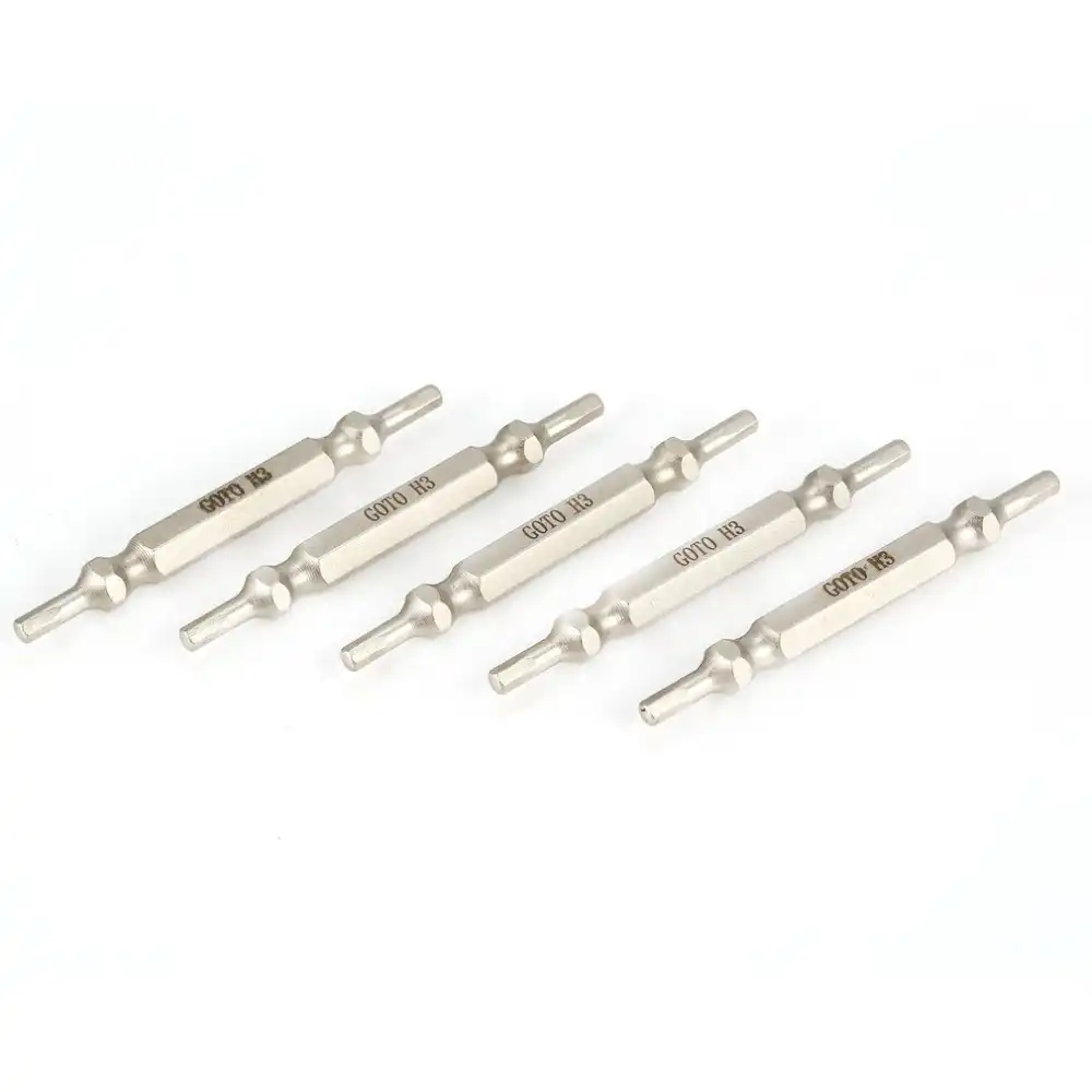 S2 Chrome-Plated Alloy Steel Double-Headed Magnetic Screwdriver Cross Drill Bit