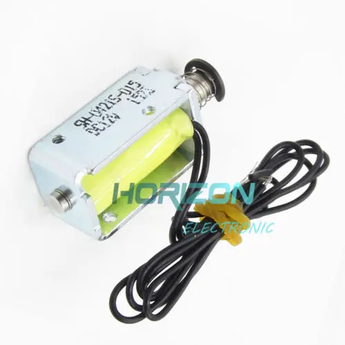 

NEW DC12V Pulling-through push-pull Types Small DC 4MM Electromagnet stroke