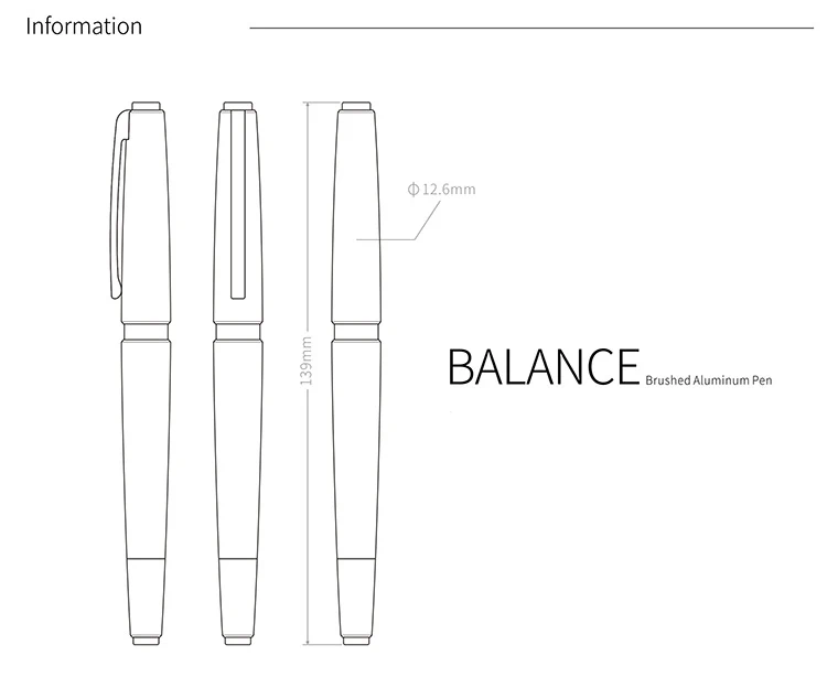 Jinghao KACO BALANCE Series металлический серый с серебряным зажимом перьевая ручка 0,5 мм F Перо инкинг ручки для бизнеса офиса Рождественский подарок