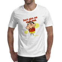 Do Not Give Crayon Shin Chan That Look T-shirt Anime Skate Punk Pop T Shirt Print Rock Creative Women Men Top