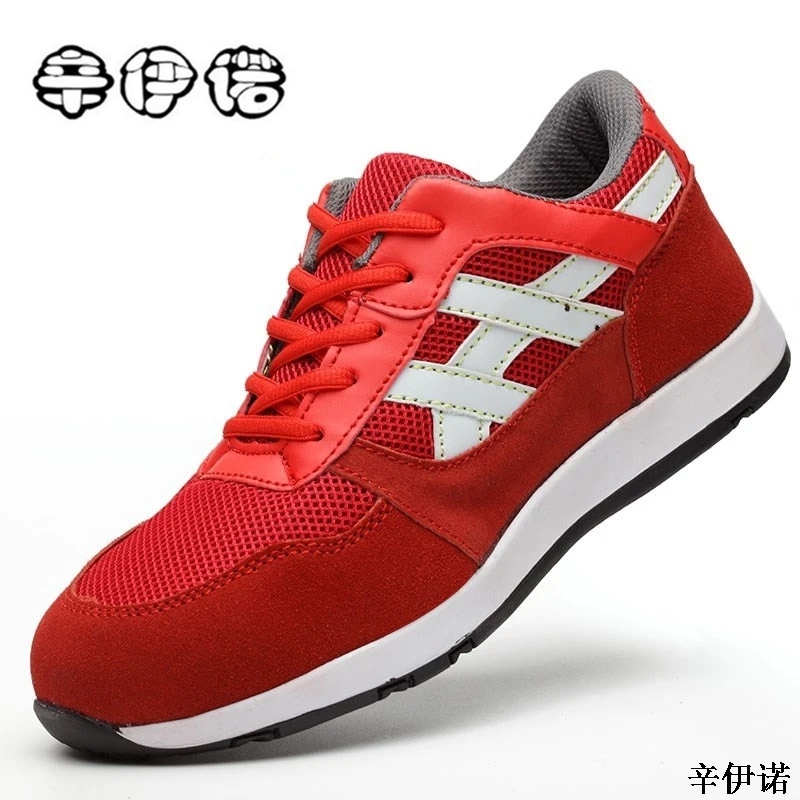

2018 New Fashion comfortable New Four Seasons Military work, Anti-slip,Safety shoes,Breathable Anti-puncture Casual Sneaker. 45