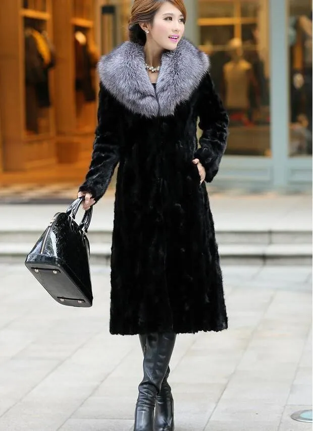 Longue D'hiver Color Nouvelles Section De Femmes 2018 En Mode Fausse Picture Col Épais Manteau picture Fourrure Color Nagymaros Chaud rxrSdU0nz