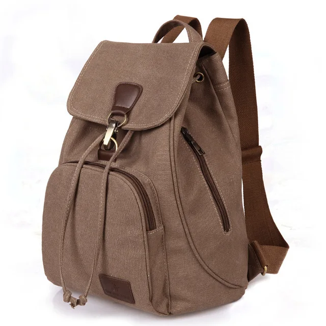 

TTOU Canvas Backpack for Women Preppy Style Collage School Backpack for Student Teenage Laptop Travel Backpack Mochila Bolsas