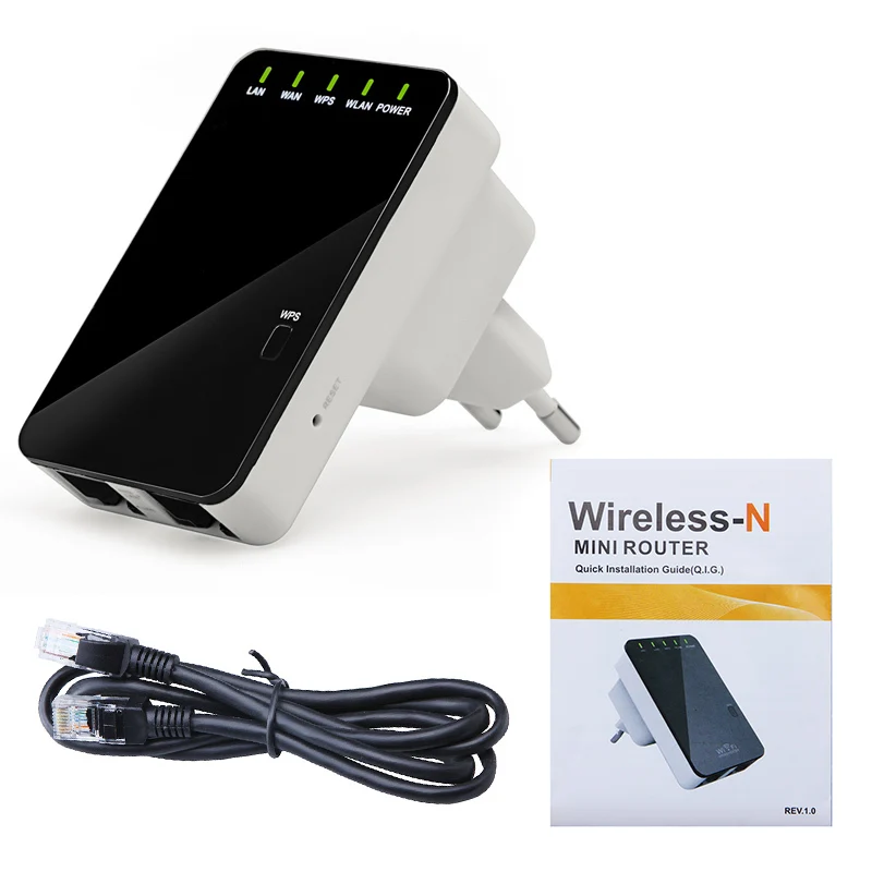 Беспроводной маршрутизатор 300 Мбит/с Wi Fi ретранслятор 802.11N/B/G расширитель