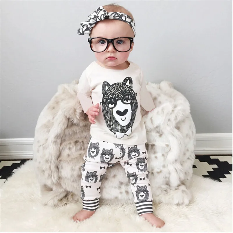 

2017 Baby Girl Clothes Autumn Baby Boys Clothing Sets Spring Newborn Baby Clothes Long Sleeve Roupas Bebe Infant Rompers