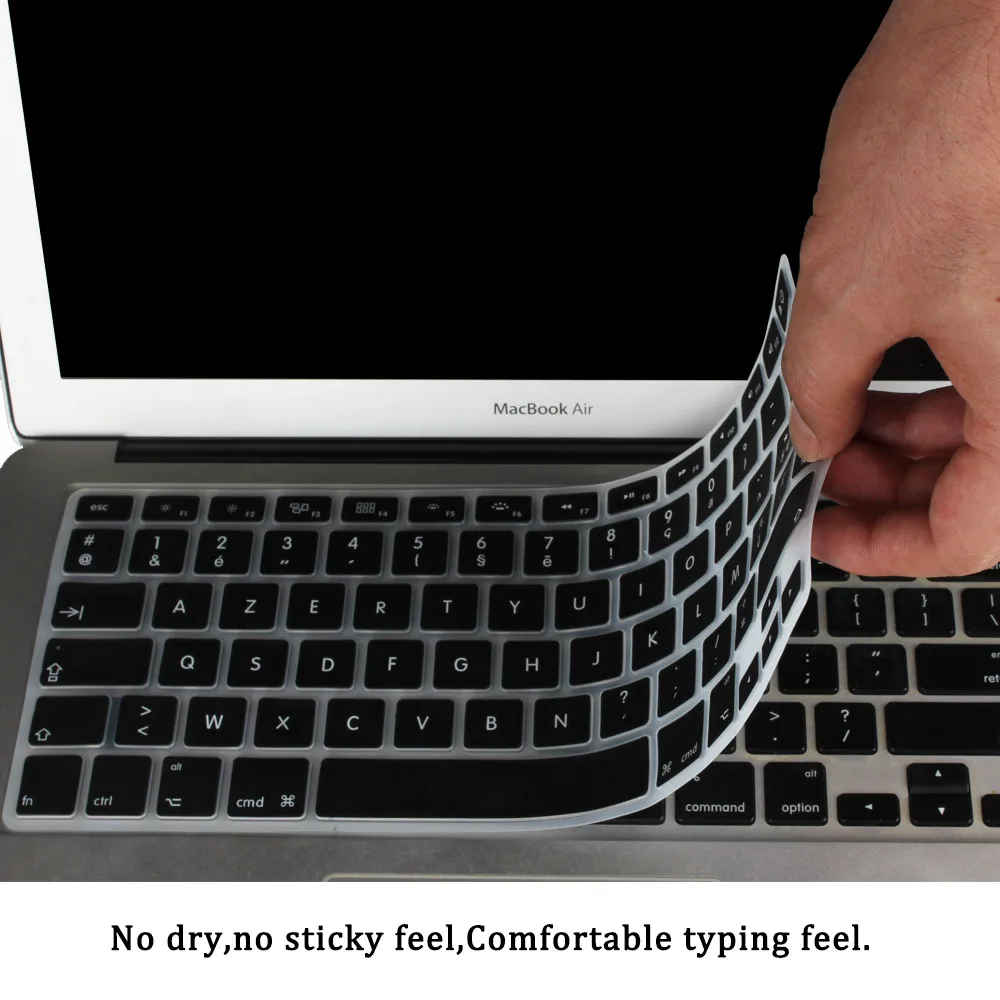 Водонепроницаемый французский UK/EU клавир AZERTY силиконовый чехол кожи протектор