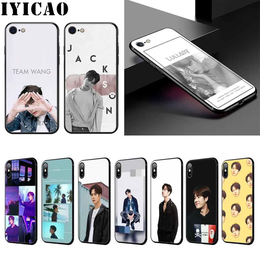 Мягкий чехол для телефона IYICAO GOT7 Jackson Wang iPhone XR X XS Max 6 S 7 8 Plus 5 5S SE |