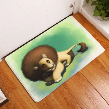 

Cartoon Animals Printing Carpets Anti-Slip Floor Mat For Bedroom Outdoor Rugs Front Door Mats Doormat Tapetes de cozinha capacho