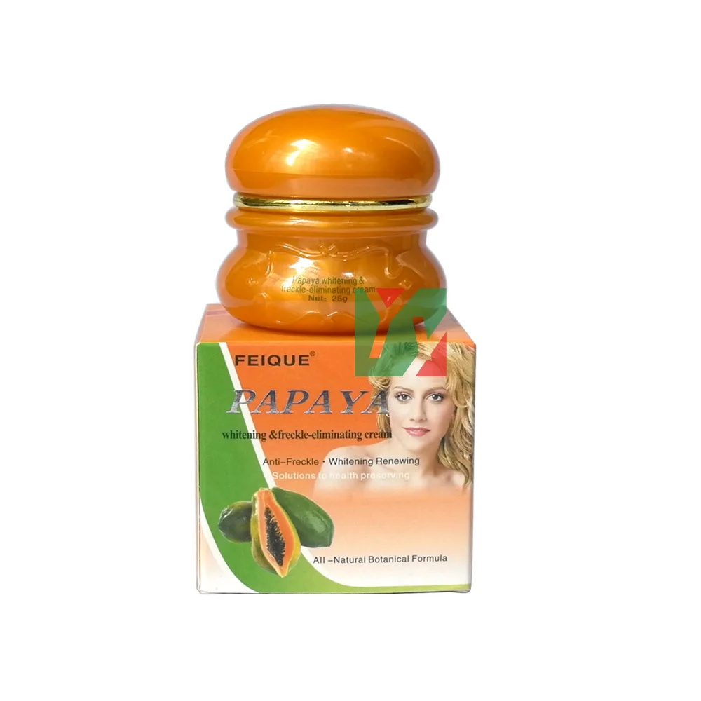 

6 pcs/lot Papaya whitening cream skin care anti freckle face cream