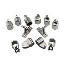 3 смычка Бимини Топ Лодка нержавеющая сталь фитинги морской Аппаратный набор-12 шт набор SS316 7/"(22 мм) 1"(25 мм