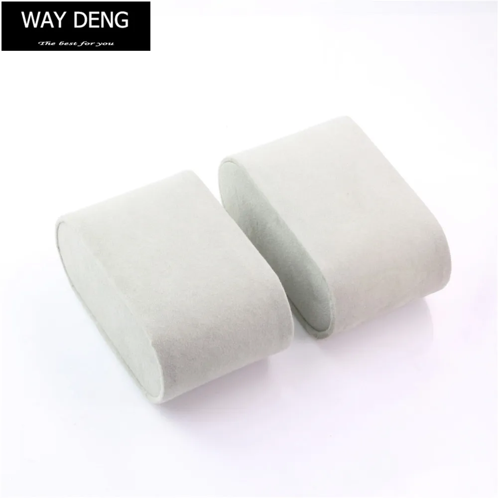 

4 pcs Gray Velvet Fabric Plastic Pillows For Watches Jewelry Display Storage Case Holder Box Cushion Pillow 7x4x3cm