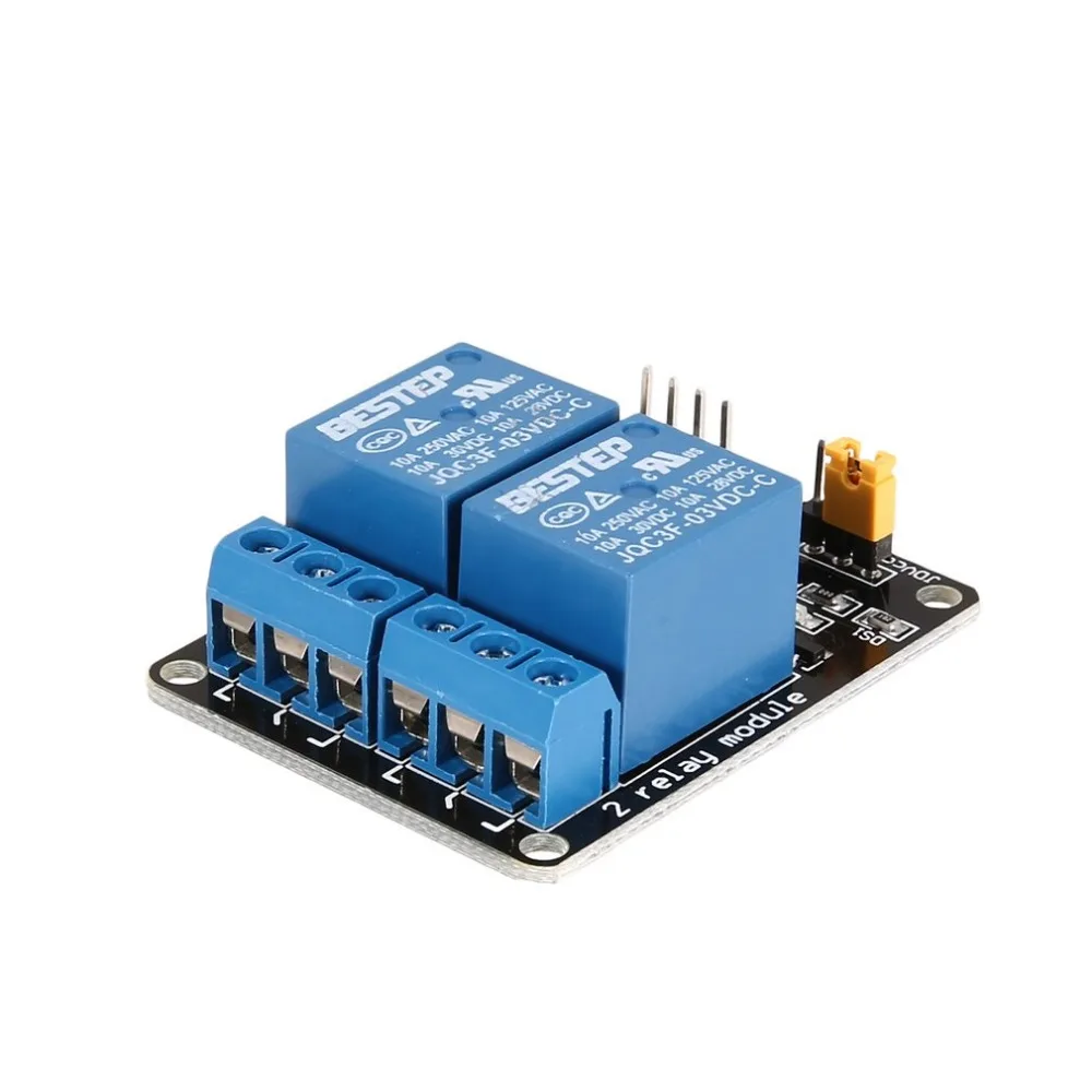 3 в 2 канала релейный модуль Интерфейсная плата низкий уровень триггер оптрон для Arduino SCM PLC умный дом дистанционное управление переключатель