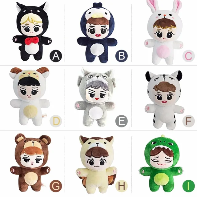 2019 Sgdoll Kpop Exo Doll Animal Plush Cute Soft Stuffed Toy