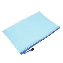 Сетки на молнии 13," х 9,32" синий офисные A4 файлы документов органайзер Bag