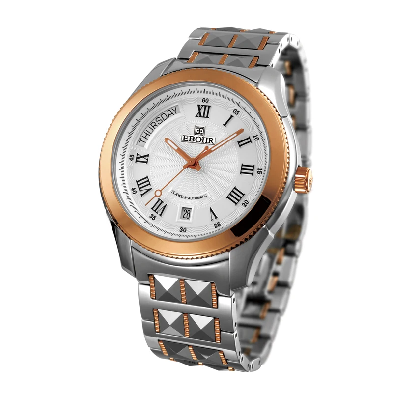 

EBOHR brand luxury machinery successful men's Mechanical watch waterproof business casual fashion watch 2019 new Ebohr 06996857