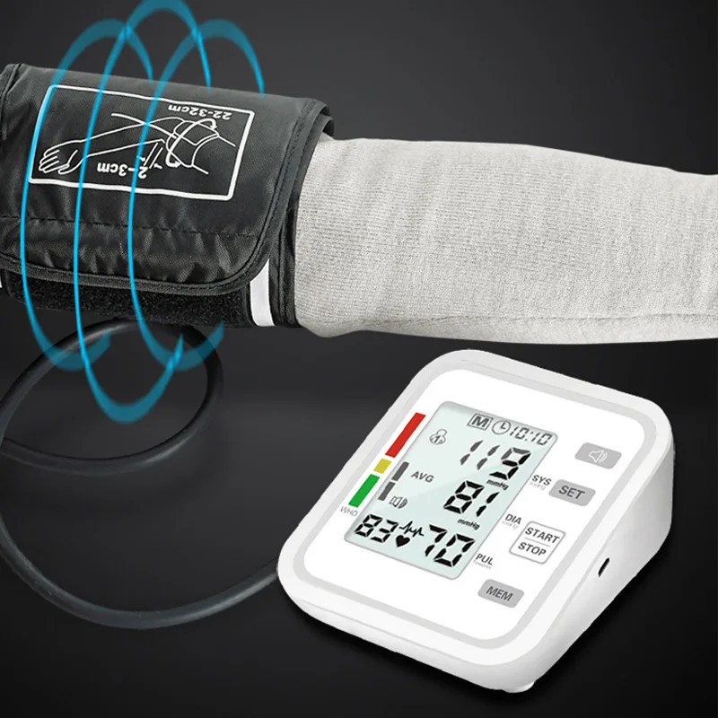 

32/48 Home Health Care Blood Pressure Monitor Upper Arm Blood Pressure Meter sphygmomanometer Tonometer for measure Tensiometro