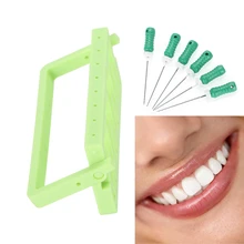 8 отверстий Endo держатель файлов Стоматологическая пластиковая подставка корень канал держатель файла эндотонические измерения инструмент зеленая запись функциональные инструменты