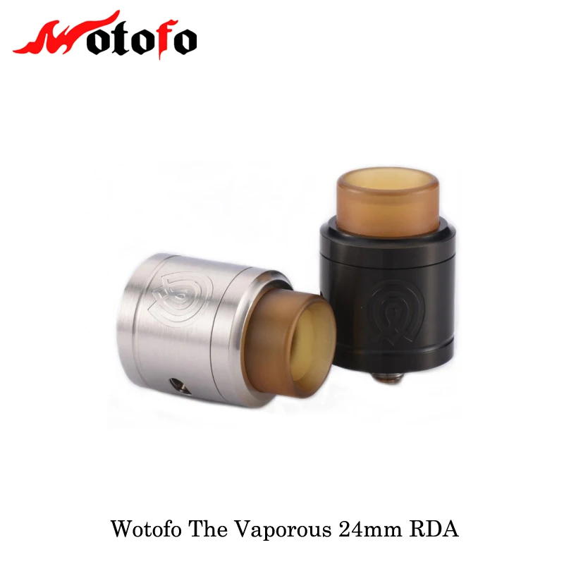 

Electronic cigarette Original WOTOFO THE VAPOROUS RDA tank 24mm Dual coil two post deck bottom feed vaporous RDA Atomizer Tank