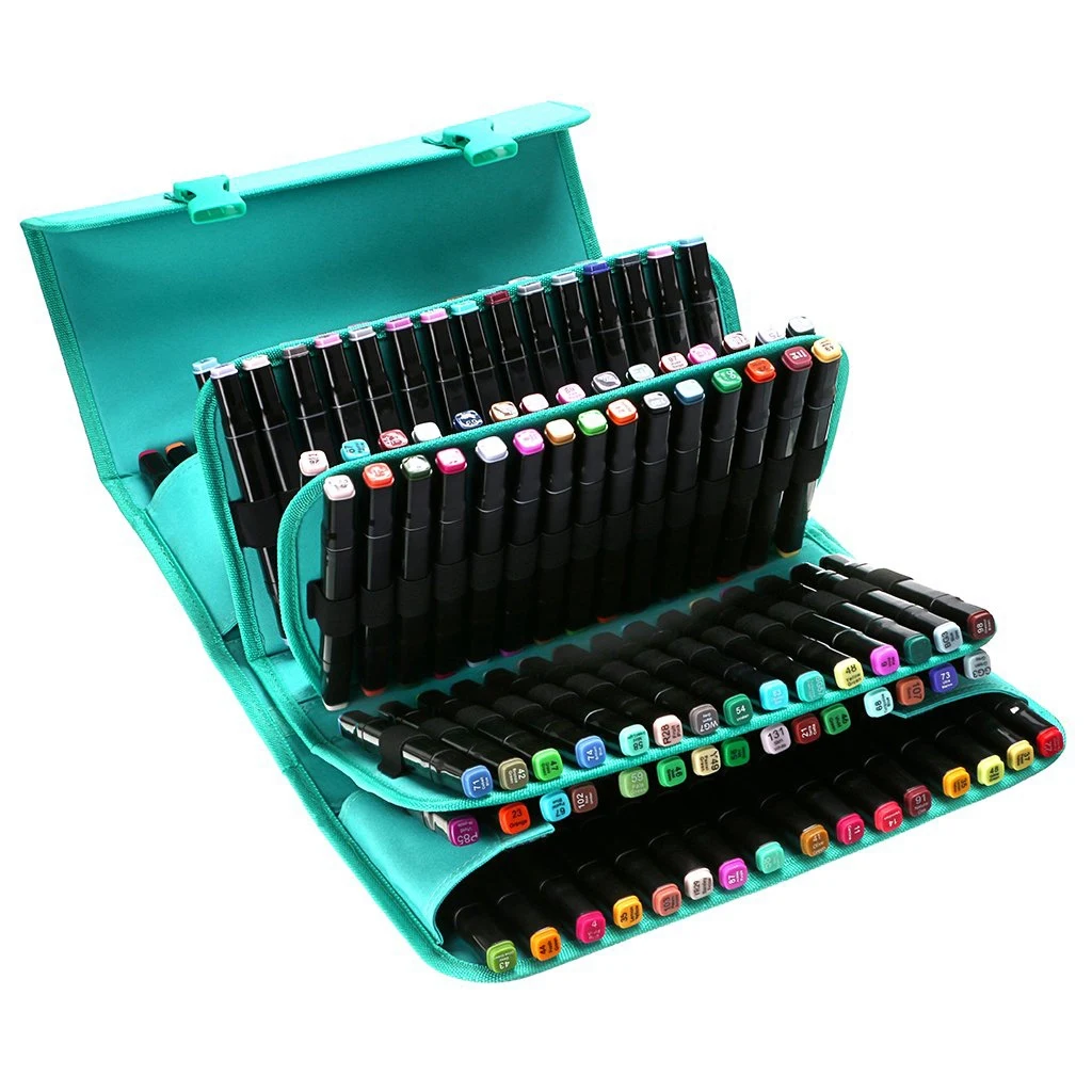 Marker 120 Holders Organizer Case Storage So On Fits From 15Mm To 22Mm Diameter