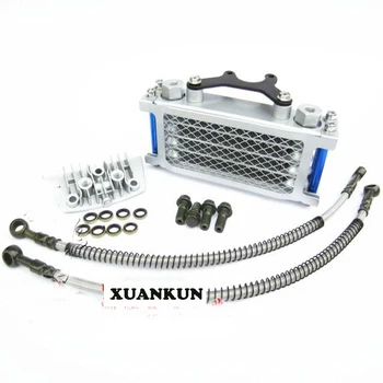 

XUANKUN JC70 DAX Small Monkey Curved Beam Car Off-Road Motorcycle Modified Parts Oil Cooler Oil Radiator - Sets