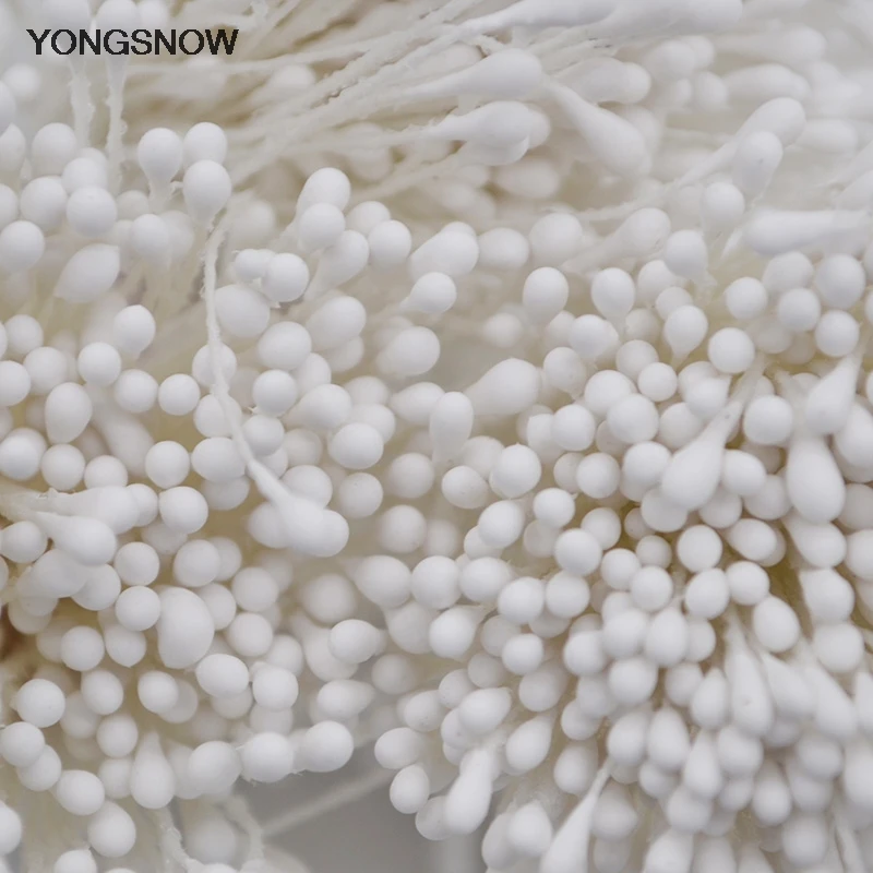 

800 Heads Mini Artificial Stamen Flower Pistil DIY Scrapbooking Craft Fake Flower for Wedding Christmas Decoration Double Stamen