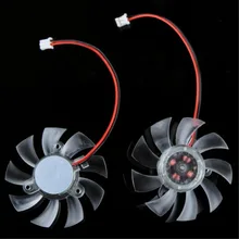 YCDC VGA вентилятор охлаждения 55 мм 2Pin PC VGA Графика Видеокарта радиатор кулер охлаждения Замена вентилятора 12 В