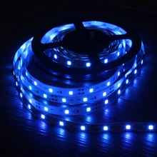 Tira de luz de led rgb, 5m 2835 leds dc 12v vermelho verde azul quente branco frio flexível smd 2835 lâmpada de fita de diodo led