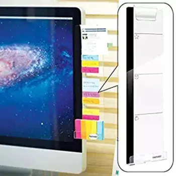 

Right Paste Computer Monitor Sticker Sticker Acrylic Screen Notes Record Clip Charging Hole Phone Holder Professional