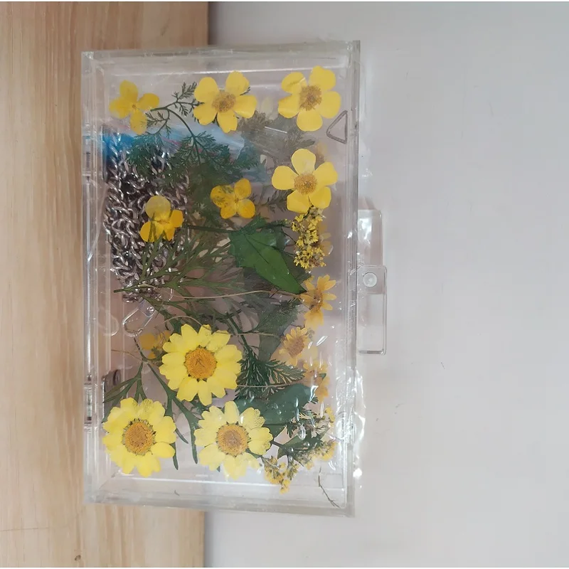 

Women Evening Bags Small Daisy Flower Wedding Party Pearl Bride Handbag Crossbody Clear Hard Box Clutch Transparent Chain Bag