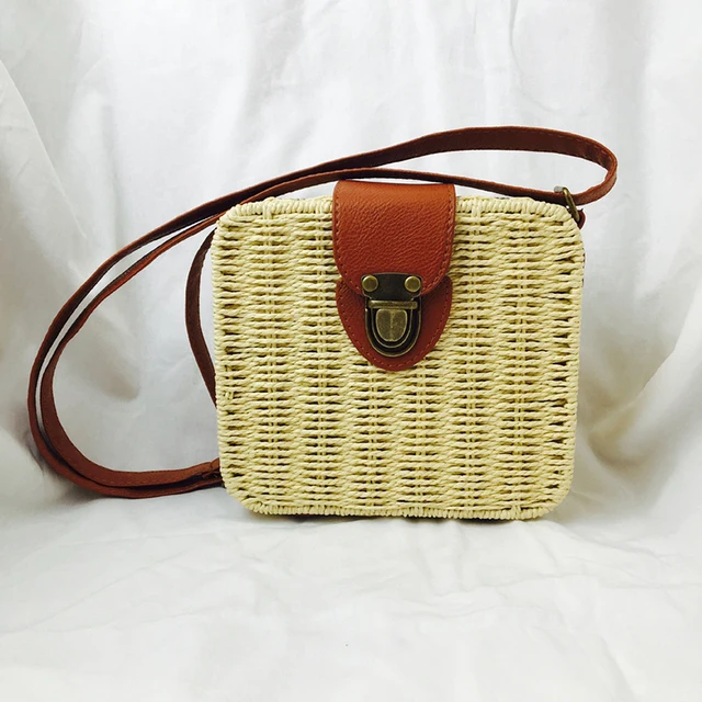 Designer Straw Handbags Crossbody Bags