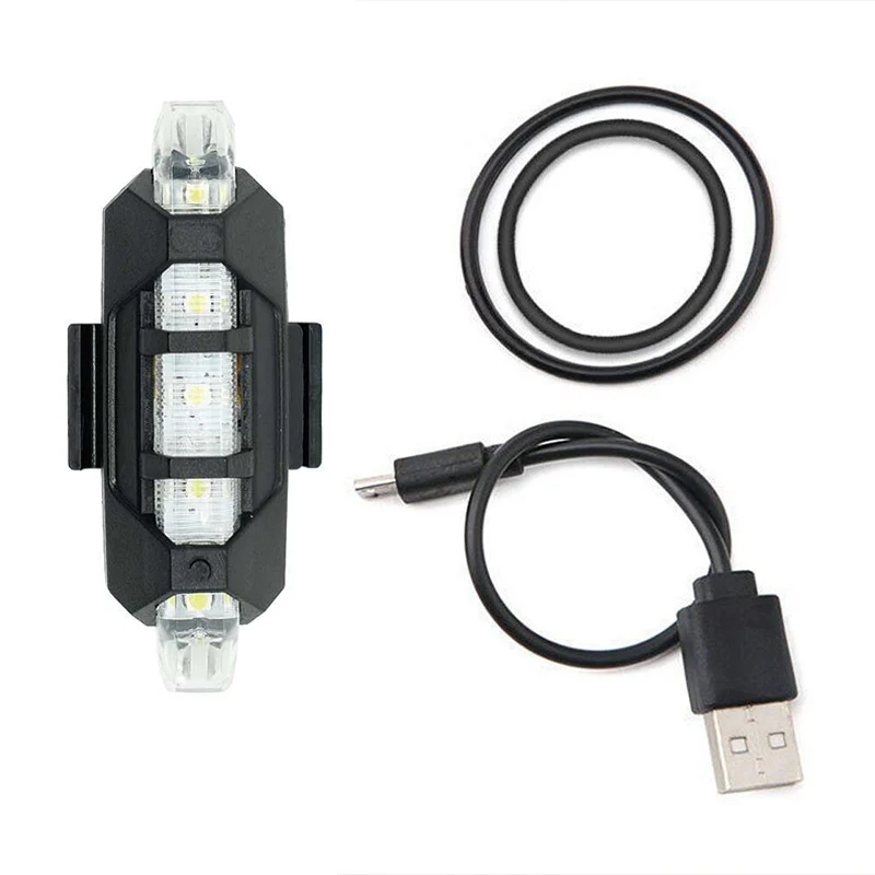 Perfect WasaFire New Bicycle Rear Light Fietsverlichting Red Blue Bike Tail Light Luz Bicicleta Farol Bike Led Lanterna Cycling Light 21