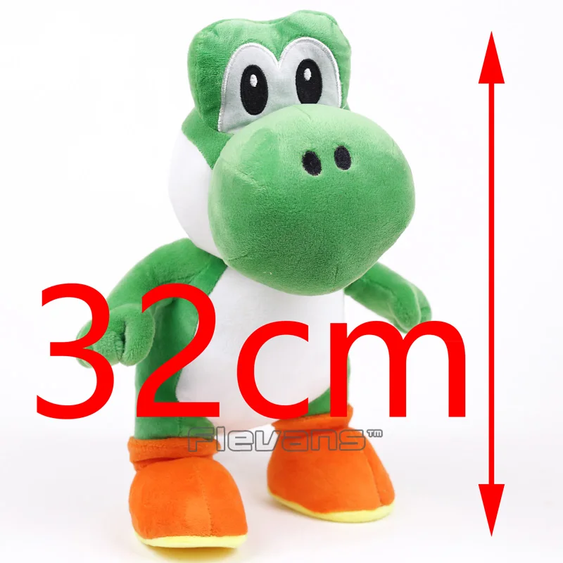 Super Mario Bros Йоши Плюшевые игрушки Мягкая кукла животных Рождественский подарок на день рождения 32 см