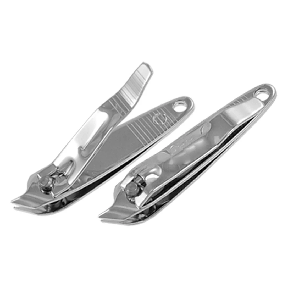 2 Pcs Silver Tone Side Cuticle Trimmer Pedicure Toolin Cuticle