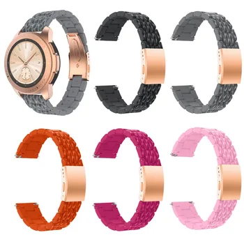 

20mm Wristband Acetate Fiber Watch Band Strap for Samsung 42mm Watchband Bracelet for Samsung sport Replacement Accessories