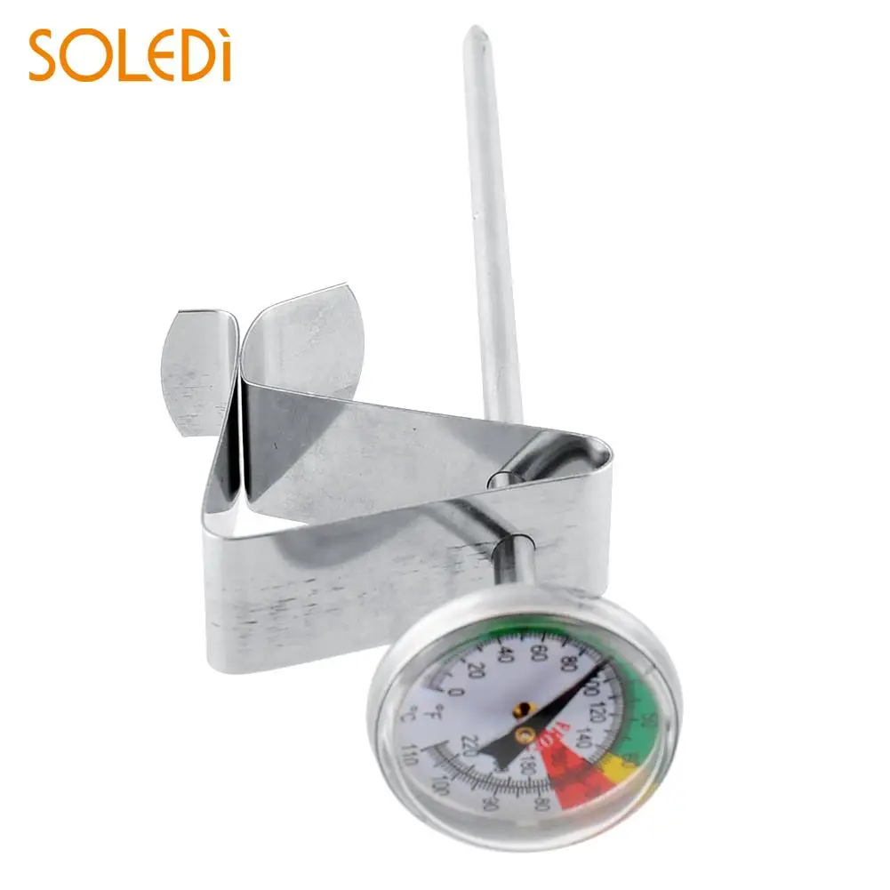

Kitchen Home Steel Milk Froth Thermometer Espresso Coffee Temperature