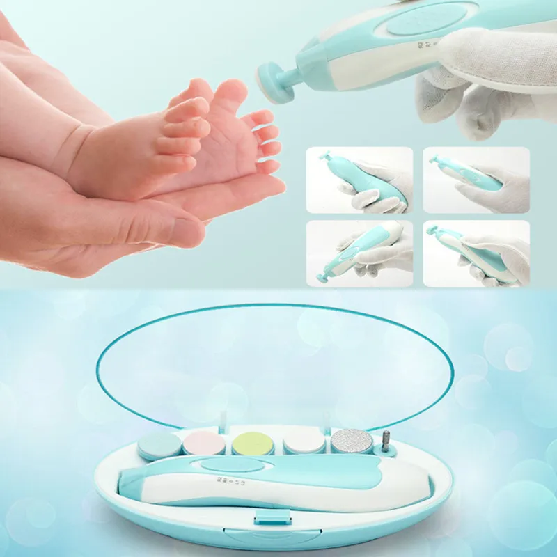 Baby Kids Finger Toe Nail Trimmer Child Electric Safe Nail Clippers Hygiene Care