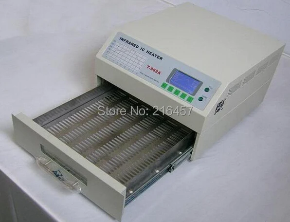 

Puhui T962A DGC INFRARED reflow oven solder IC HEATER rework station Heater Infrared Reflow Wave Oven T 962A 300m Puhui T-962A