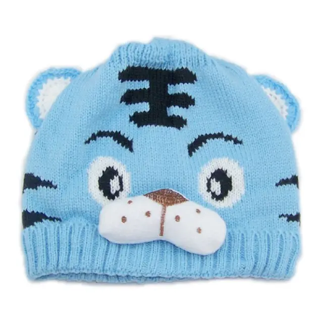 Bnaturalwell Baby tiger hats crochet hat animal design children tiger