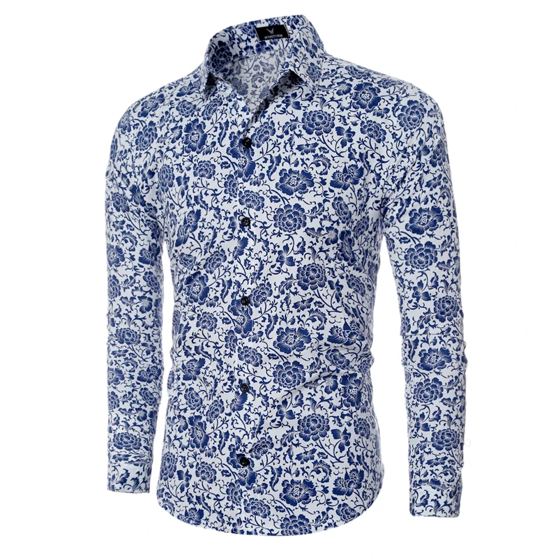 floral oxford shirt
