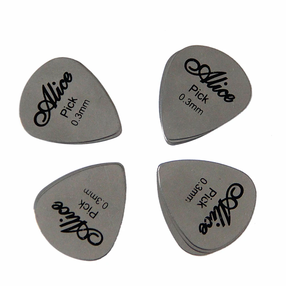 12pcs/lot Matte Clear Guitar Picks Plectrum 0.3 mm Metal guitar picks