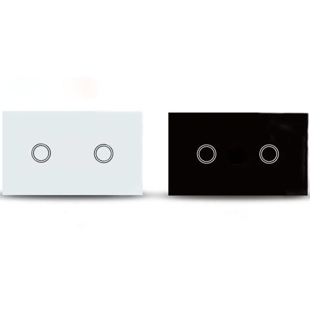 

Smart Wall Touch Switch Light Panel US Touch On/Off Sensor Two Gang One Way Waterproof 240V Controller Switch 120*72*36mm
