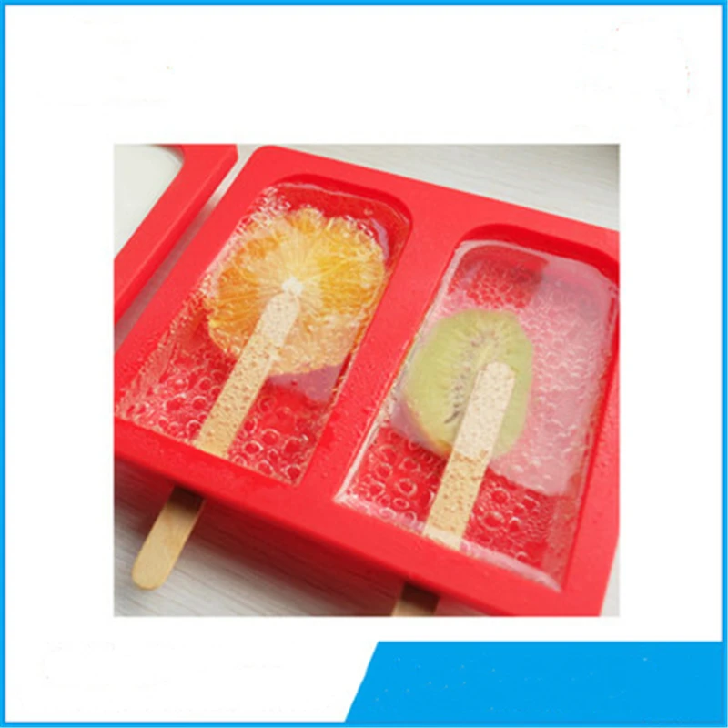 3 Ice Cream силиконовая форма DIY Креатив домашнее мороженое бар форма для льда летние потребуется Бесплатный 50 деревянные палочки, красная объемная точка, парафиновый принтер gelli(Высокое качество Прочный