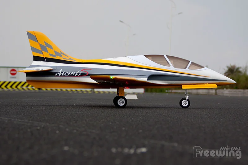 Модель радиоуправляемого самолета Freewing New EPO RC Plane Avanti S 80 мм EDF Jet plane металлический