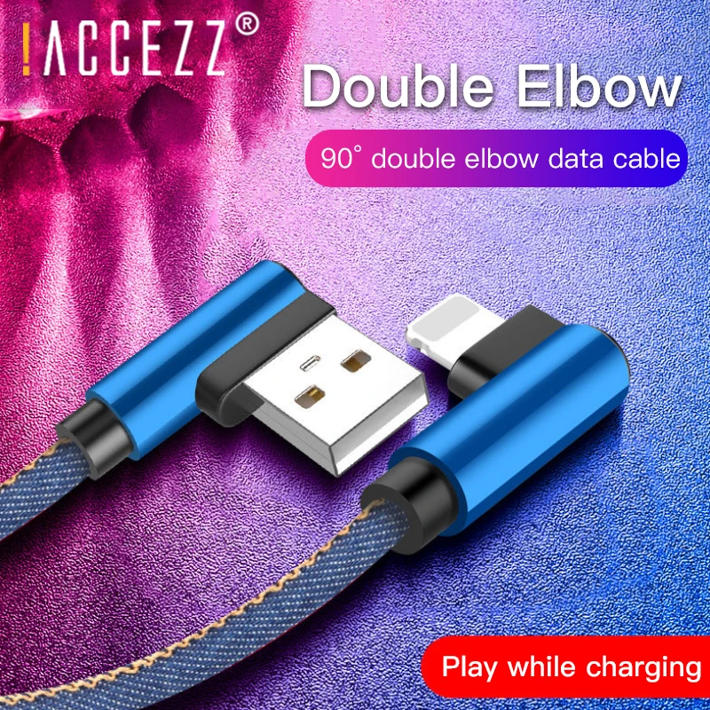! USB кабель ACCEZZ для зарядки iPhone X XS MAX XR 8 7 6 6S Plus SE и передачи данных провод iPad Mini 1 2 3 90