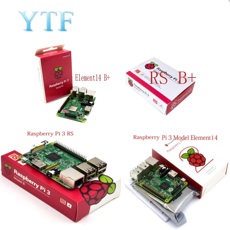 Оригинальная Raspberry PI 3 Model B + плюс плата 1 Гб LPDDR2 BCM2837 четырехъядерный Ras PI3 3B с WiFi и