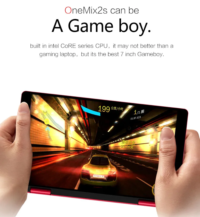 

OneMix Koi 7" Pocket laptop 8GB/512GB CPU M3-8100Y Windows 10.1 Touch screen Mini Portable notebook computer with 4 free gift