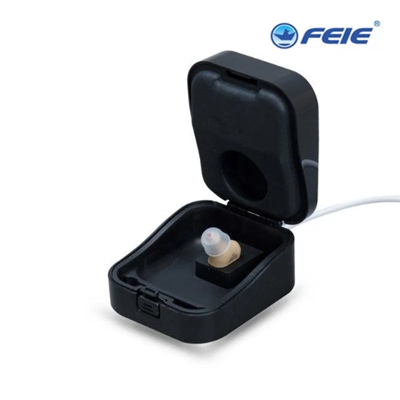 

USB charger CIC in ear unnoticed hearing aid rechargeable sound amplifier Mini device S-51 Elderly Hearing Loss free shipping