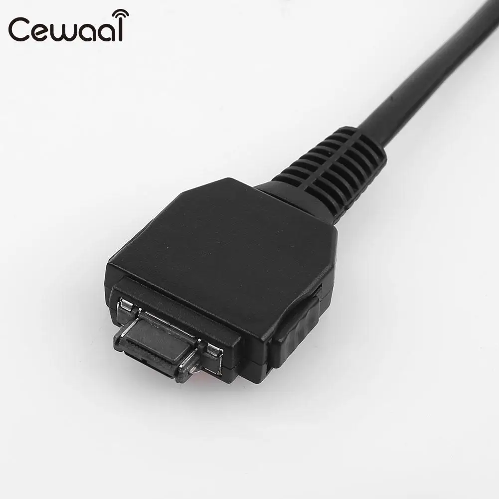 

Black USB Data AV Cable For Sony DSC-W200 DSC-W300 DSC-WX1 DSC-H3 DSC-H7